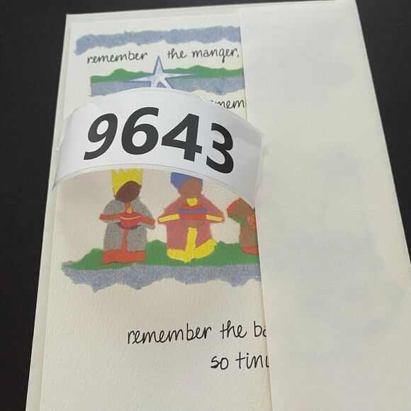 It Takes Two 'Remember the Manger' Holiday Greetings Kids Christmas Card - Picture 6 of 6